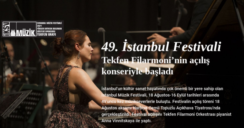 Tekfen Festivale Destek Olmayı Sürdürüyor