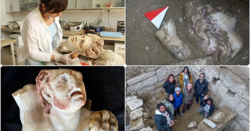 Laodikeia Antik Kenti’nde Skylla Grubu Heykeller Bulundu